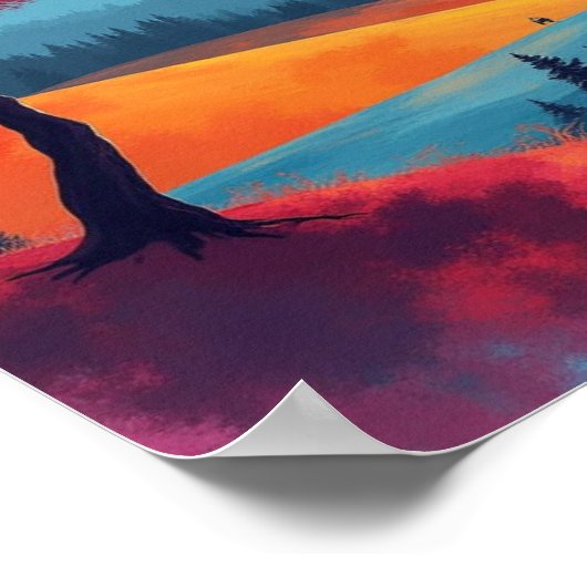 色の禅 ポスター (角)