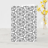 色の私バタフライハートグリーティングカード カード (黄色い花)