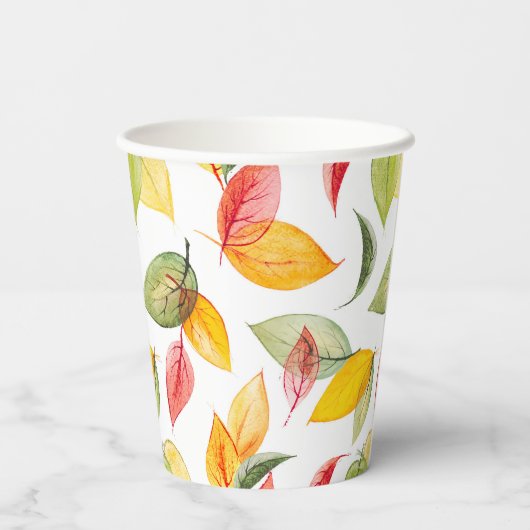 色の秋 紙コップ (裏面)