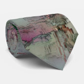 色の素朴な石は、サーモンを灰色に支配 ネクタイ (ロール)