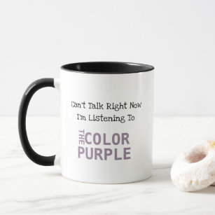 色の紫色のマグ マグカップ