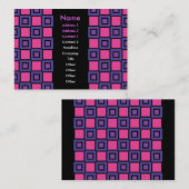 色の紫色の名刺 名刺 (正面/裏面)