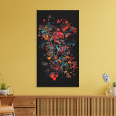 色の細胞 キャンバスプリント (インサイチュ (リビング))