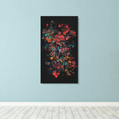 色の細胞 キャンバスプリント (インサイチュ (ウッドフロア))