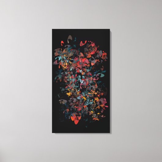 色の細胞 キャンバスプリント (正面)