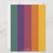 色の組み合わせカードアートセラピー 招待状 (裏面)