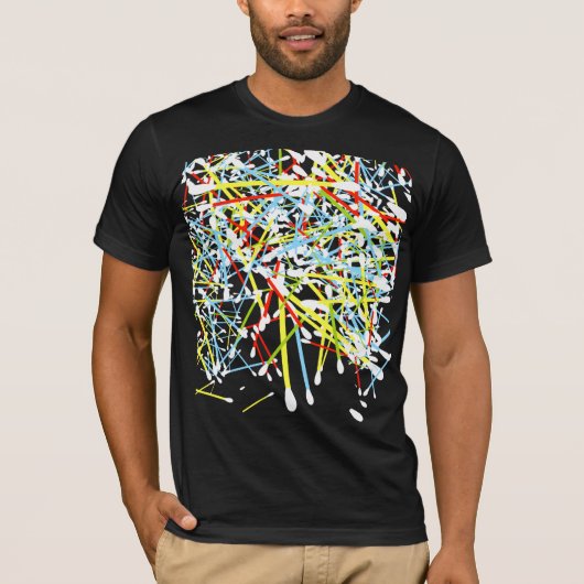 色の綿棒 Tシャツ (正面)