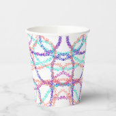 色の線 紙コップ (左)