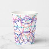 色の線 紙コップ (右)