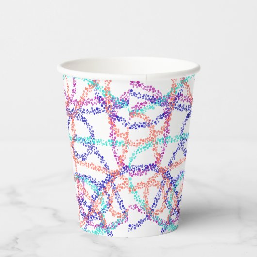 色の線 紙コップ (右)