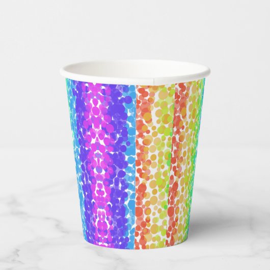 色の線 紙コップ (右)