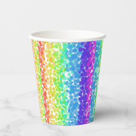 色の線 紙コップ