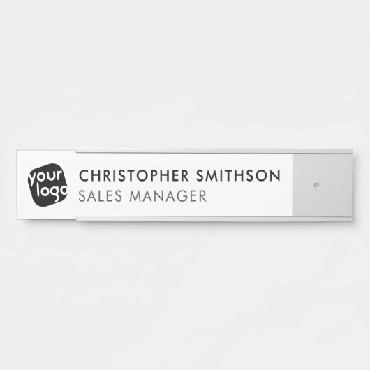 色の編集とロゴの追加プレート変更Office サインプレート (正面)