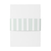 色の編集可能最小主義のモダンな結婚式のモノグラム 招待状ベリーバンド (裏面例)