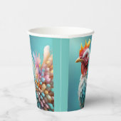 色の羽レインボーチキン» 紙コップ (右)