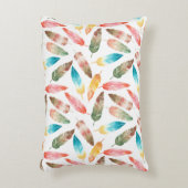 色の羽 アクセントクッション (正面(垂直))