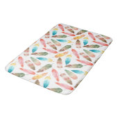 色の羽 バスマット (アングル)