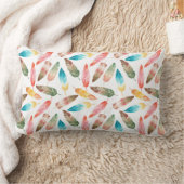 色の羽 ランバークッション (ブランケット)