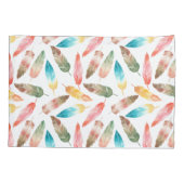 色の羽 枕カバー (裏面)