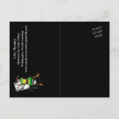 色の考え – 抽象芸術バイジーンフォルツミニプリント ポストカード (裏面)