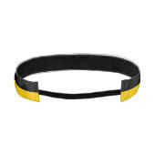 色の背景のみ – 日当たりの良い黄色+アイディア アスレチックヘッドバンド (裏面)