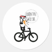 色の背景の変更 ラウンドシール (正面)