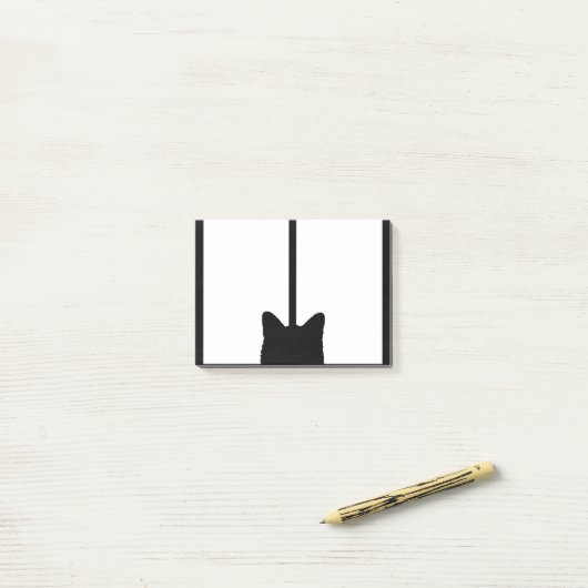 色の背景をカスタマイズ窓猫のかちりと言う音 ポストイット (デスク上)