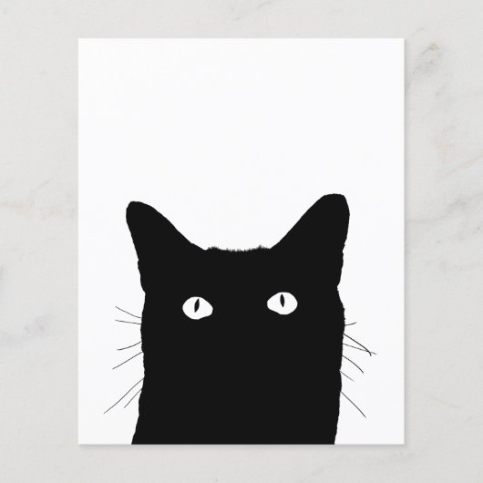 色の背景をクリック選ぶ猫が見える チラシ (正面)