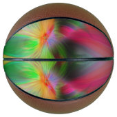 色の花火 – フラクタルアート バスケットボール (正面)