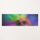 色の花火 – フラクタルアート ヨガマット (正面(横))