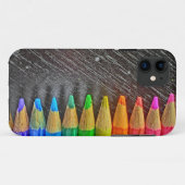 色の薄い鉛筆の携帯電話のケース Case-Mate iPhoneケース (裏面(横))