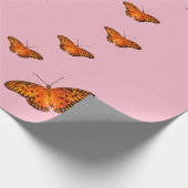 色の蝶 ラッピングペーパー (角)