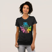 色の蝶 Tシャツ (正面フル)