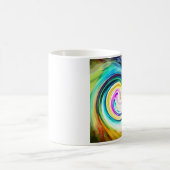 色の螺線形のマグ コーヒーマグカップ (中央)