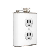 色の装飾をカスタマイズ電気プラグのかちりと言う音 フラスク (右)