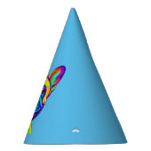 色の誕生日のフレンチ・ブルドッグ パーティーハット (右)