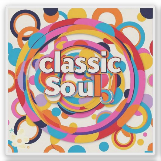 「色の調和」 シール (正面)