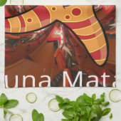 色の走付け方 キッチンタオル (折り畳み)