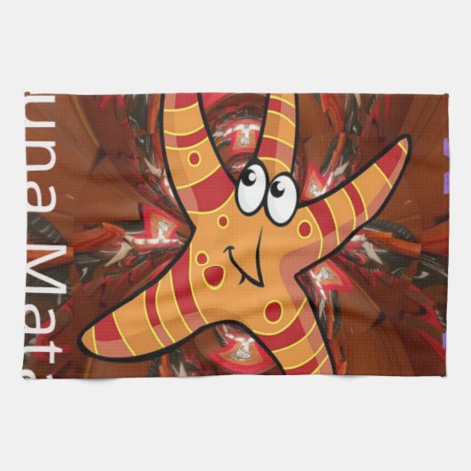 色の走付け方 キッチンタオル (横)