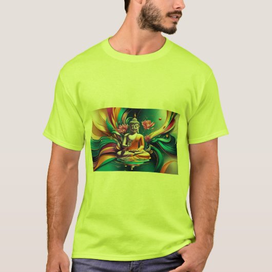 色の超越性：抽象芸術表現主義ミー Tシャツ (正面)