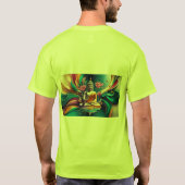 色の超越性：抽象芸術表現主義ミー Tシャツ (裏面)
