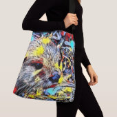 色の蹴り-カワウソ クロスボディバッグ (クローズアップ)