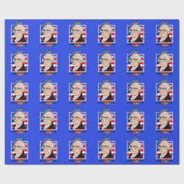 色の身に着けている陰のアレクサンダー・ハミルトン ラッピングペーパー