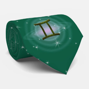 色の選択ジェミニ〔占星術の〕十二宮図占星術の記号 ネクタイ