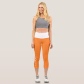 色の選択ヨガカスタムカプリレギンス カプリレギンス (正面)