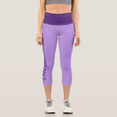 色の選択ヨガカスタムカプリレギンス カプリレギンス (正面)