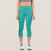 色の選択ヨガカスタムカプリレギンス カプリレギンス (正面)