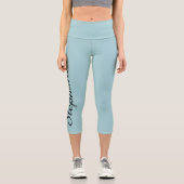 色の選択ヨガカスタムカプリレギンス カプリレギンス (正面)