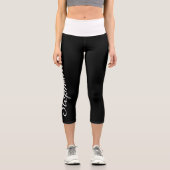 色の選択ヨガカスタムカプリレギンス カプリレギンス (正面)