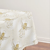 色の選択: 優美の太陽光線のクリスマスの天使 テーブルクロス (インサイチュ)